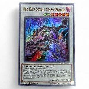 Yu-Gi-Oh! Red-Eyes Zombie Necro Dragon Trading Card